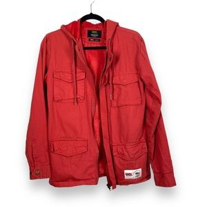 Vandal Collective Jacket Jenson Parka Raincoat Zip Front